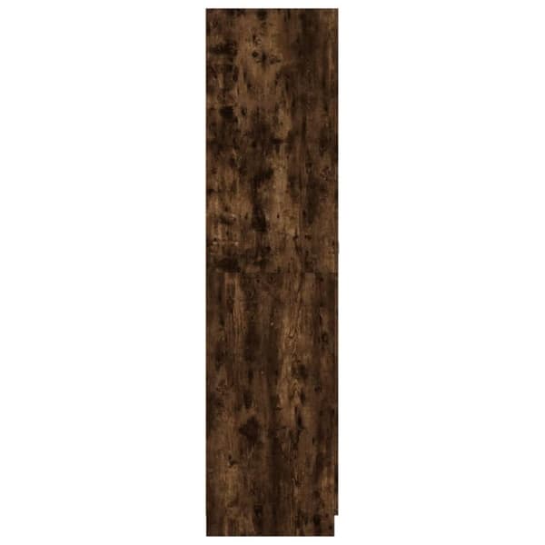 vidaXL Garderob rökfärgad ek 90x52x200 cm konstruerat trä