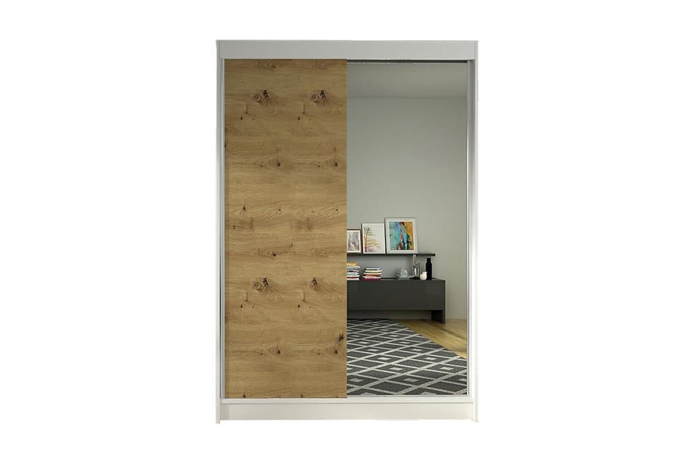 LUDGERSHALL Garderob Vit|Trä