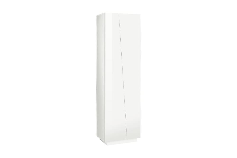 VEGENA Garderob 60x38 cm utan Spegel 2 Dörrar Vit Högglans