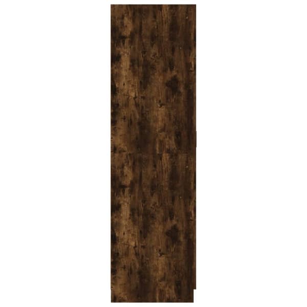 vidaXL Vaatekaappi savutammi 80x52x180 cm tekninen puu