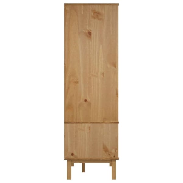 vidaXL Vaatekaappi OTTA 76,5x53x172 cm täysi mänty