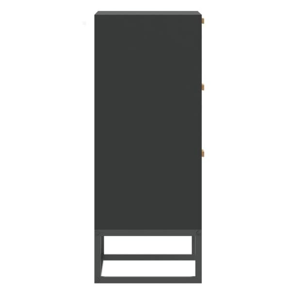 vidaXL Senkki musta 60x30x75 cm tekninen puu