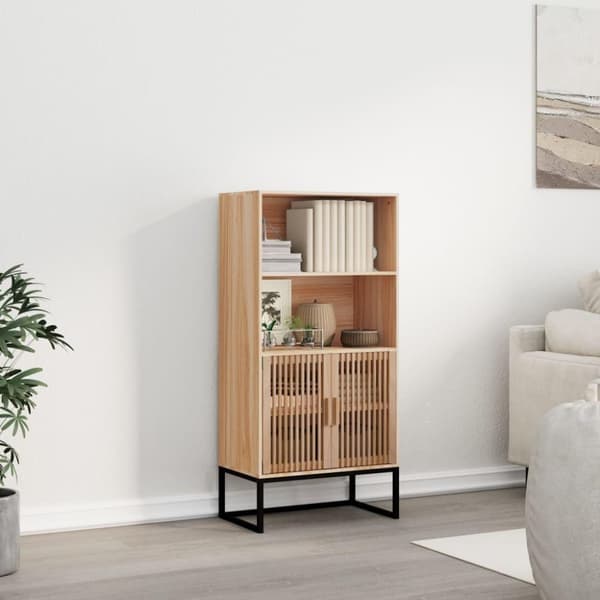 vidaXL højskab 60x35x125 cm konstrueret træ