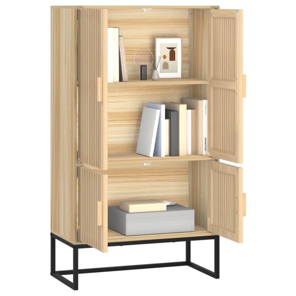 vidaXL Highboard 70x35x125 cm konstruert tre