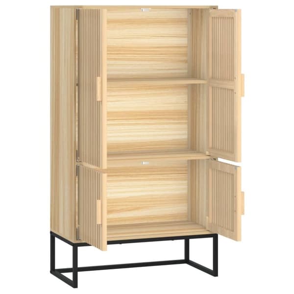 vidaXL Highboard 70x35x125 cm konstruert tre