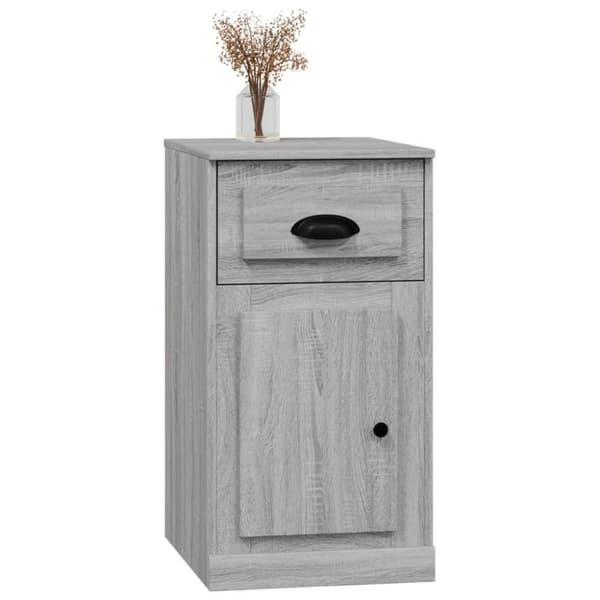 vidaXL skuffeskab 40x50x75 cm konstrueret træ grå sonoma-eg