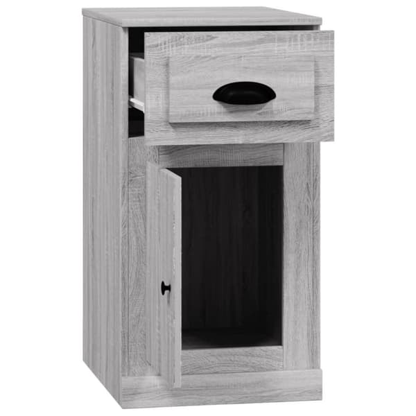 vidaXL skuffeskab 40x50x75 cm konstrueret træ grå sonoma-eg