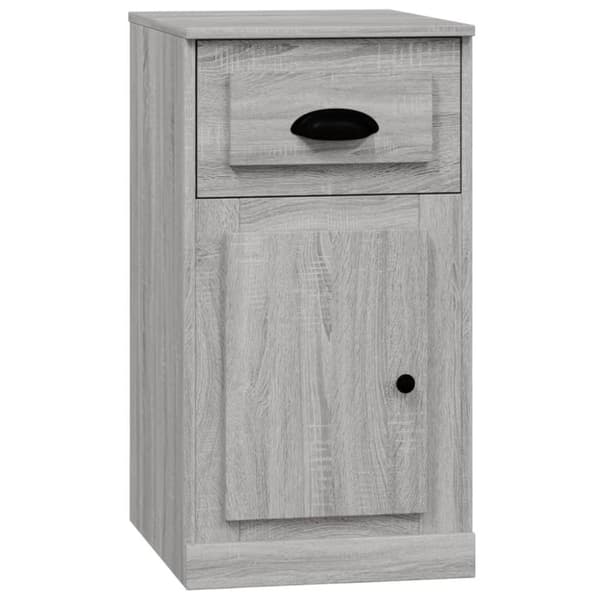 vidaXL skuffeskab 40x50x75 cm konstrueret træ grå sonoma-eg