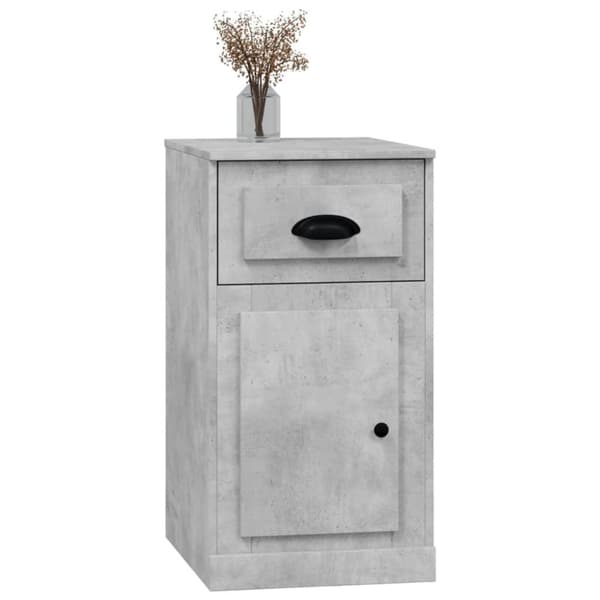 vidaXL skuffeskab 40x50x75 cm konstrueret træ betongrå