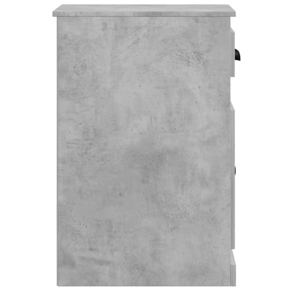 vidaXL skuffeskab 40x50x75 cm konstrueret træ betongrå