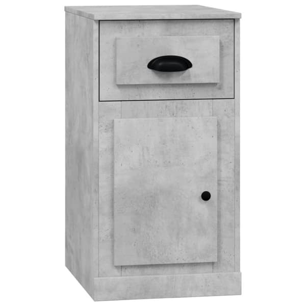 vidaXL skuffeskab 40x50x75 cm konstrueret træ betongrå
