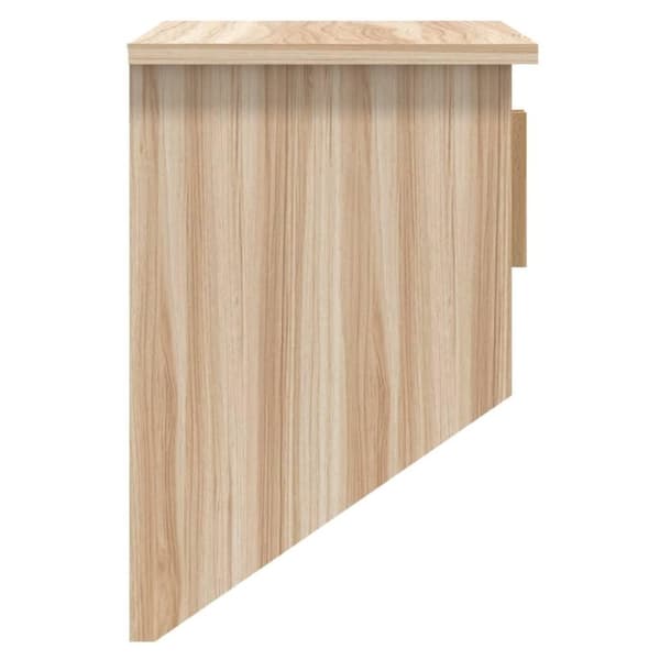 vidaXL Hatthylla med krokar 80x24x35,5 cm konstruerat trä