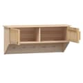 Pikkukuva 5 / 8: vidaXL Hatthylla med krokar 80x24x35,5 cm konstruerat trä
