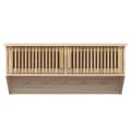 Pikkukuva 6 / 8: vidaXL Hatthylla med krokar 80x24x35,5 cm konstruerat trä