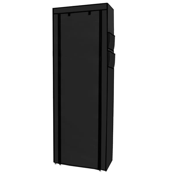 Hopfällbar Garderob 170x58x28 cm Klädskåp i tyg Förvaringsskåp Skåp för Textil Camping Skåpet Wardrobe