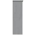 Miniatyrbilde 4 av 9: vidaXL Garderobe BODO grå 146x53,5x173 cm heltre furu