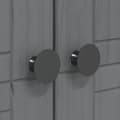 Miniatyrbilde 6 av 9: vidaXL Garderobe BODO grå 146x53,5x173 cm heltre furu