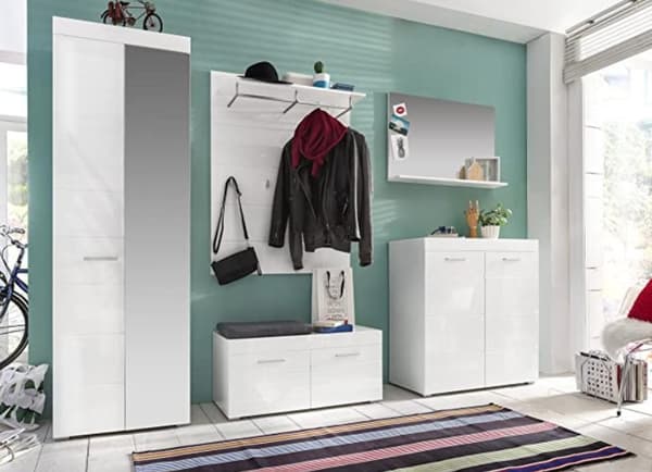 Rootz Garderobe - Garderobe - Højglans - 62 x 195 x 38 cm
