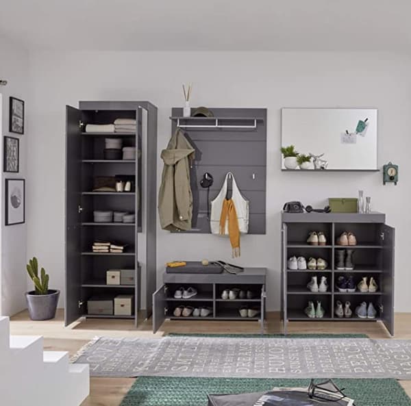 Rootz Garderobe - Garderobe - Højglans - 62 x 195 x 38 cm