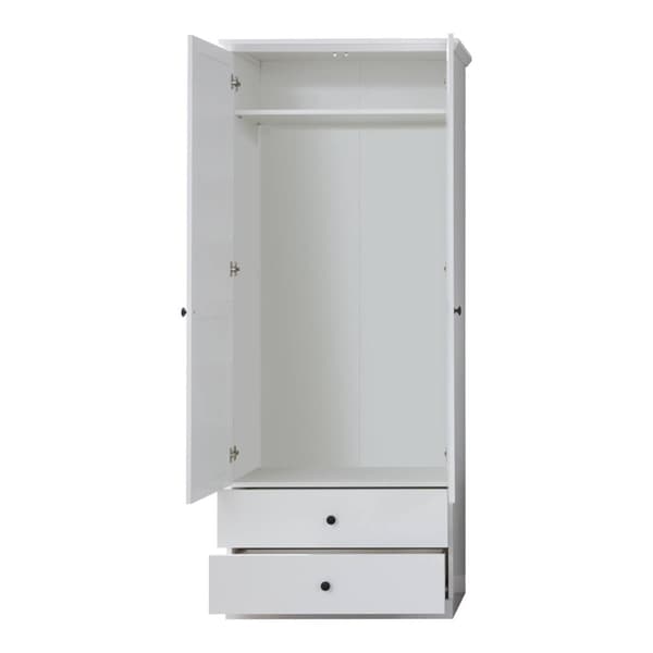 Rootz Garderobe - Skabe - Hvid - 81 x 196 x 41 cm