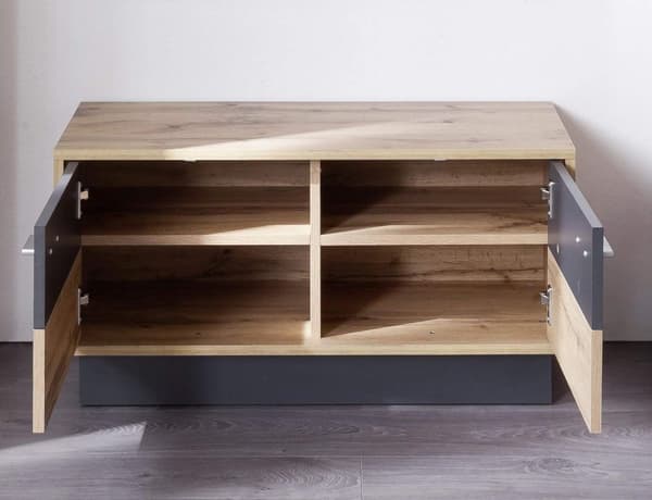 Rootz Garderobebænk - Garderobeskab - Brun - 84 x 43 x 35 cm