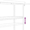 Pikkukuva 10 / 11: vidaXL Arkistokaappi musta 90x40x180 cm teräs