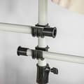 Miniatyrbillede 4 af 8: Rootz Justerbar Garderobe Organizer Tøj Hylde System-Hængeskinne-Teleskopisk opbevaringsreol