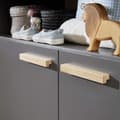 Miniatyrbillede 8 af 9: Rootz Baby Room Wardrobe - Cabinet - Closet - Storage - Armoire - Cupboard - Dresser - Grey - 130 x 190 x 60 cm