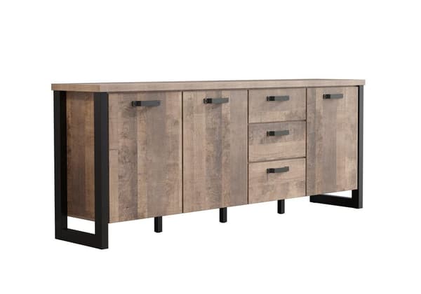 Rootz Premium Sideboard - Stylish Furniture Piece for Home Decor - Stylish Buffet - Chic Cupboard - Modern Credenza - Trendy Cabinet - Contemporary Sh