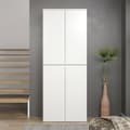 Miniatyrbild 4 av 11: Rootz Multi-purpose Wardrobe - Storage Cabinet - Clothes Organizer - Modern Closet - Spacious Cupboard - Household Unit - White - 74 x 191 x 34 cm