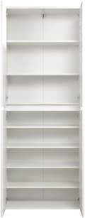 Miniatyrbild 5 av 11: Rootz Multi-purpose Wardrobe - Storage Cabinet - Clothes Organizer - Modern Closet - Spacious Cupboard - Household Unit - White - 74 x 191 x 34 cm