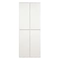 Miniatyrbild 10 av 11: Rootz Multi-purpose Wardrobe - Storage Cabinet - Clothes Organizer - Modern Closet - Spacious Cupboard - Household Unit - White - 74 x 191 x 34 cm