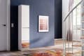 Miniatyrbillede 4 af 7: Rootz Mirror Wardrobe - Storage Closet - Reflective Cabinet - Mirror Cabinet - Shelving Unit - Storage Unit - Organizer - White Melamine - 37 x 191 x