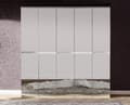 Miniatyrbillede 8 af 8: Rootz Wardrobe - Closet - Armoire - Dresser - Cabinet - Storage Unit - Organizer - White Melamine - 185 x 191 x 34 cm