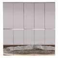 Miniatyrbillede 2 af 8: Rootz Wardrobe - Closet - Armoire - Dresser - Cabinet - Storage Unit - Organizer - White Melamine - 185 x 191 x 34 cm