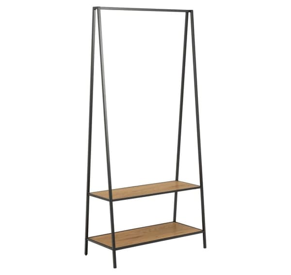 Tøjstativ SEAFORD 77x37xH165cm, eg