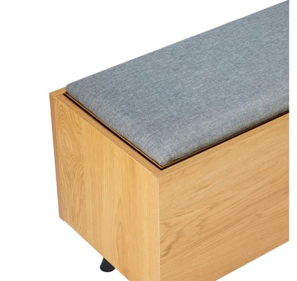 Hallbenk AALBORG 90x32xH46cm, eik