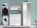 Miniatyrbillede 2 af 4: Rootz Wardrobe Cabinet - Stylish Closet Ensemble - White Gloss - Ample Storage - Modern Design - 233x195x38cm