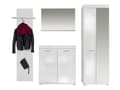 Miniatyrbillede 1 af 4: Rootz Wardrobe Cabinet - Stylish Closet Ensemble - White Gloss - Ample Storage - Modern Design - 233x195x38cm