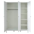 Miniatyrbillede 5 af 6: Rootz Baby Room Wardrobe - Storage Cabinet - Clothes Organizer - Nursery Furniture - Child's Closet - Dresser - White - 141 x 192 x 51 cm