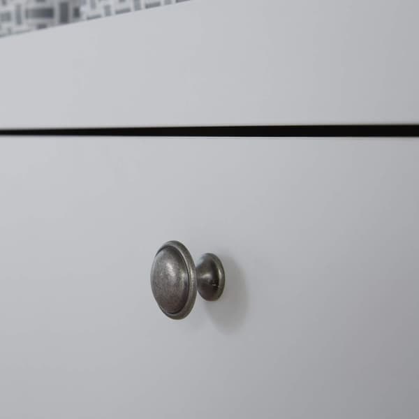 Rootz Baby Room Wardrobe - Storage Cabinet - Clothes Organizer - Nursery Furniture - Child's Closet - Dresser - White - 141 x 192 x 51 cm