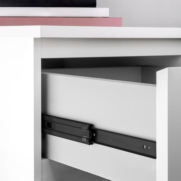 Emuca Ball Guide Set For Drawers With Total Extraction And Soft Closure 45 Mm