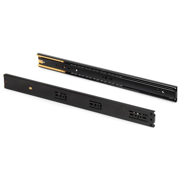 Emuca Ball Guide Set For Drawers With Total Extraction And Soft Closure 45 Mm