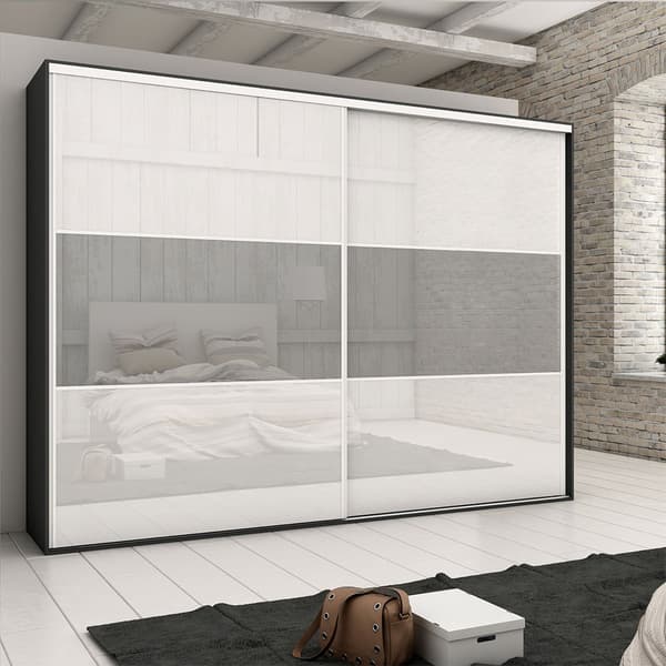 Emuca Sliding System For Cabinet 2 Doors Lower Rolling Placard 74 With Wave Profiles