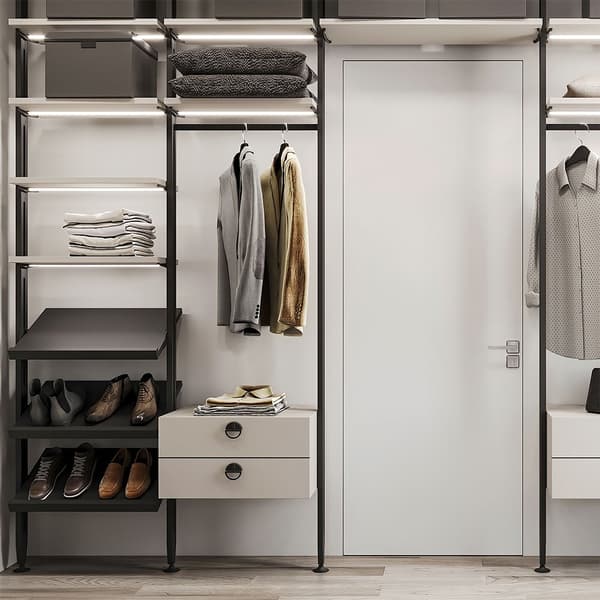 Emuca Zero Of Supports For Wood Shelves And Hanging Bar