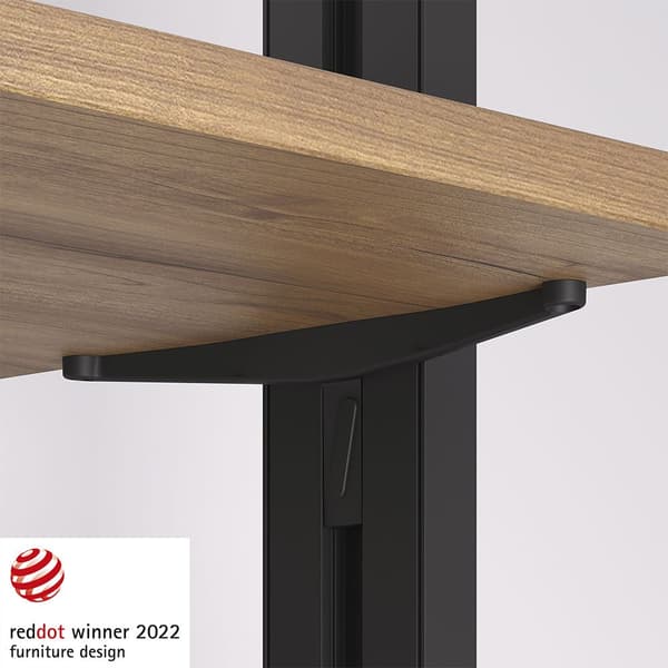 Emuca Zero Of Supports For Wood Shelves And Hanging Bar