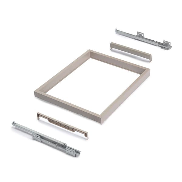 Emuca Hackbark For Cabinet Pants Kit Transparent