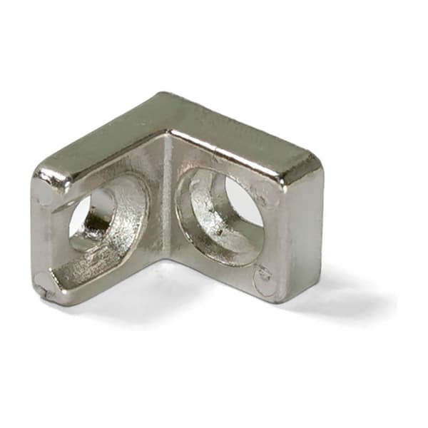 Emuca Furniture Junction Squad 205 X 207 Mm Hopeinen