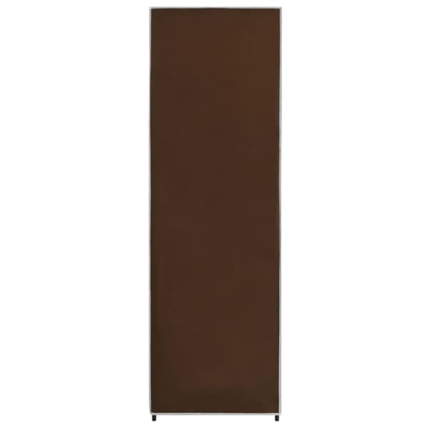 Vaatekaappi ruskea 87x49x159 cm kangas