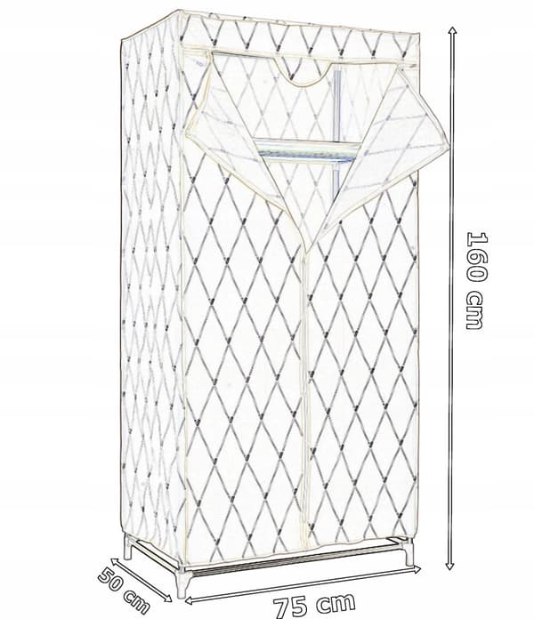 Gaja Vitto tekstilgarderobe - brun